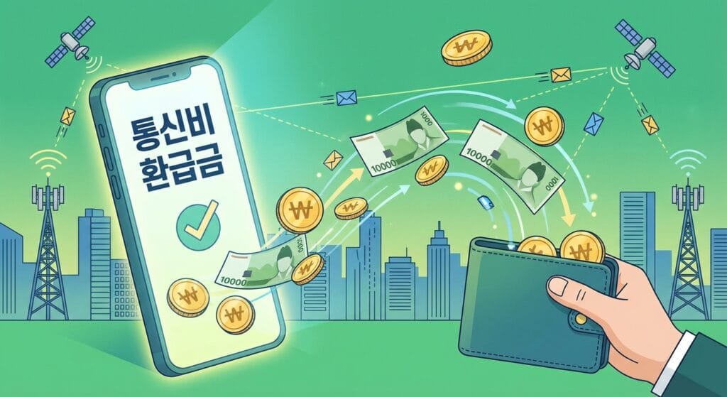 통신비환급금을 나타내는 이미지